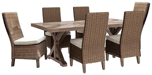 Beachcroft Outdoor Dining Table and 6 Chairs