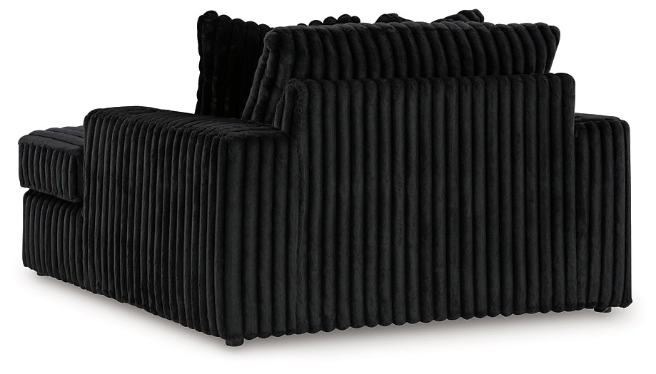 Midnight-Madness Oversized Chaise