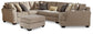 Pantomine 4-Piece Sectional with Ottoman